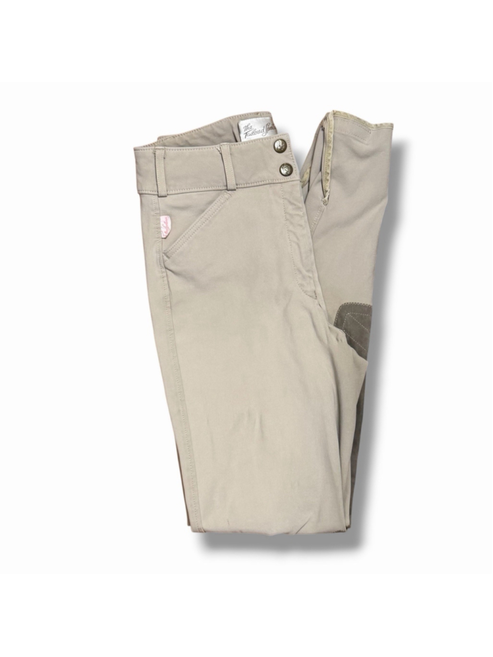 The Tailored Sportsman Breech Pants 26 TALL Mid Rise Trophy Hunter Front Zip Tan
